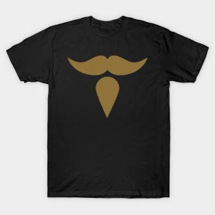 hipster moustache beard T-Shirt